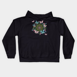 Chakra butterflies Kids Hoodie